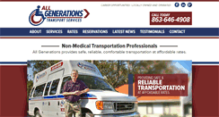 Desktop Screenshot of allgenerationstransport.com